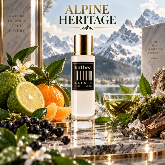 Alpine Heritage - Halbea 141 - Luxus Unisex Elixir - Zitrisch-Grün & Aromatisch