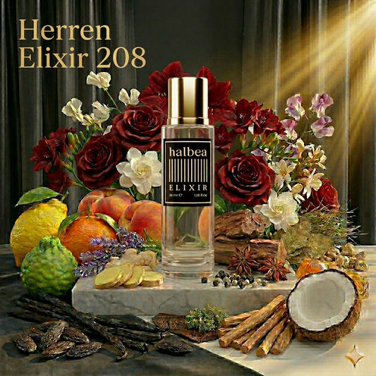 Halbea 208 - intensive Symphonie - Luxus Herren Elixir Duft - würzig holzig zitrisch