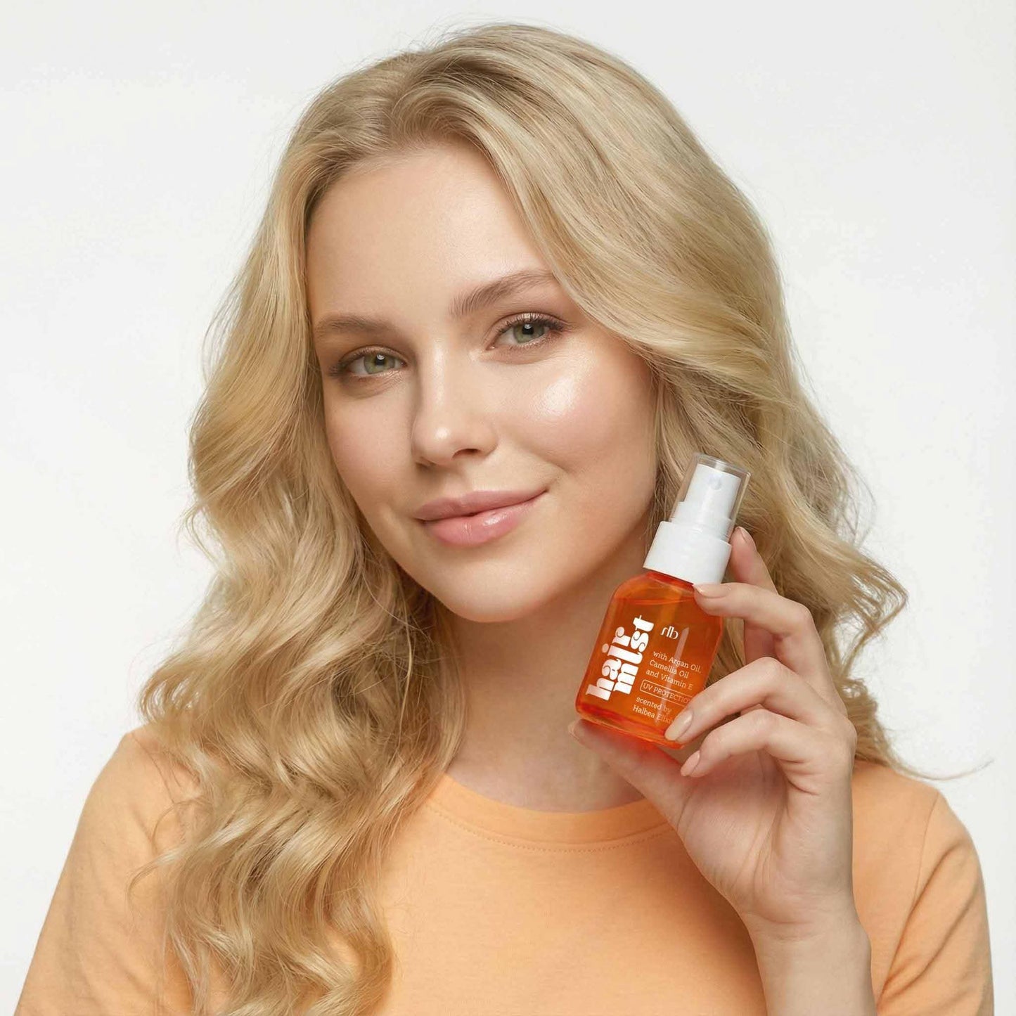 Halbea - Hair Mist Haarparfüm mit UV-Schutz + Arganöl - 13 Spell Obsession - Duft mit Mandel Vanille Coco Aprikose -