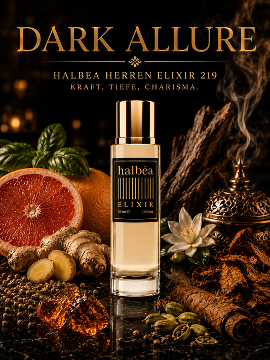 Dark Allure - Halbea 219 - Luxus Herren Elixir - würzig aromatisch maskulin