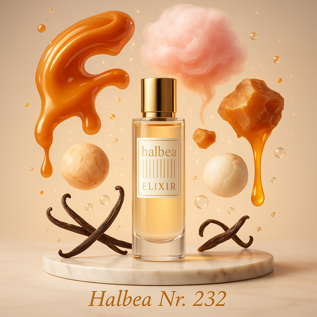 Candy - Zuckerwatte Karamell Vanille 🍭 Elva 232 - Halbea Luxus Damen Elixir Duft