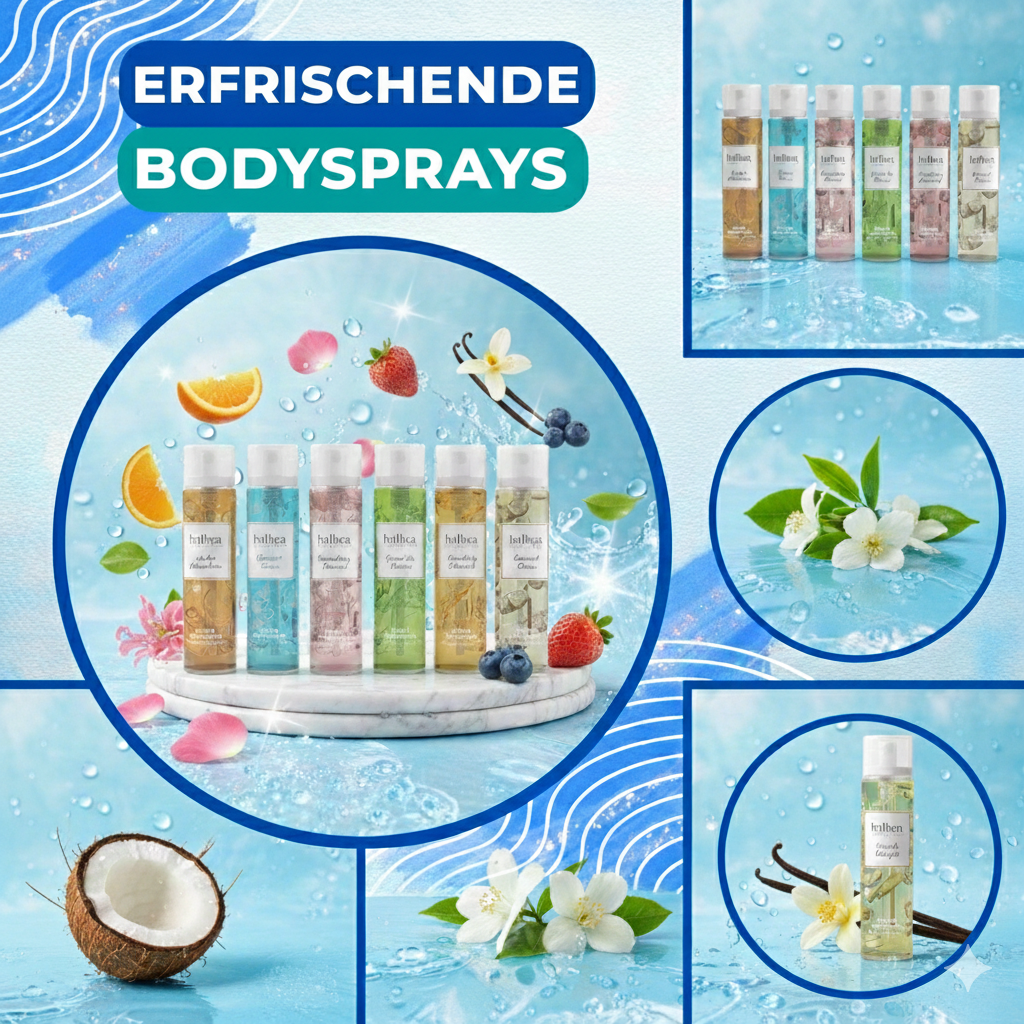 Halbea - Körperspray Duft Layering Body Mist Duftwasser Flower Bloom 100ml