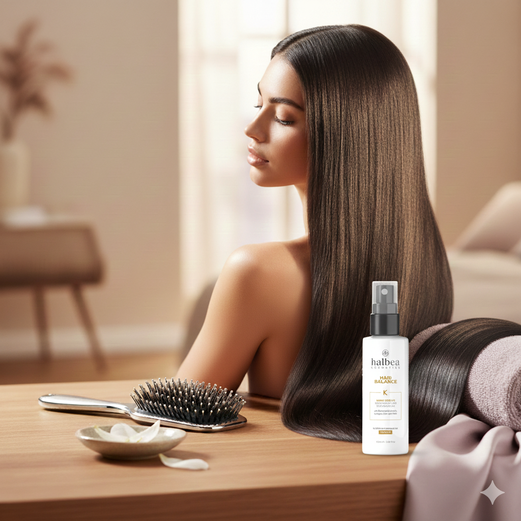 Halbea - Hair Balance - Leave-In Haircare Shiny mit Keratin + Keratin - vegan
