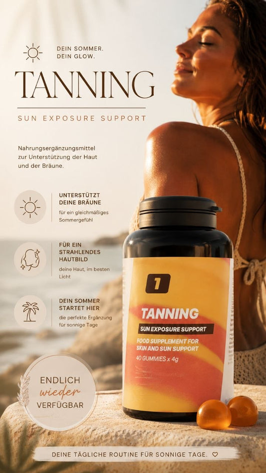 ONE Tanning Gummies - Beta Carotin - Bräunungs-Boost