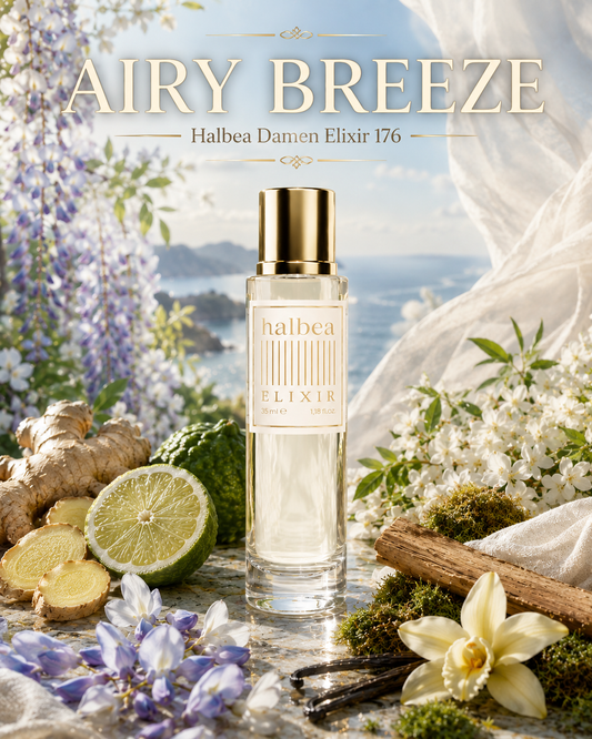 Airy Breeze - Halbea 176 - Luxus Damen Elixir - blumig frisch vanillig