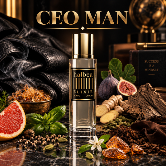CEO Man - Halbea 210 – Luxus Herren Elixir - Maskulin - Zitrisch - Holzig - Harzig