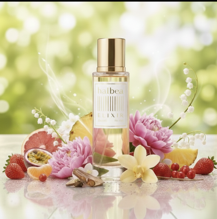 White Passion - Halbea 242 - Luxus Damen Elixir Duft mit Pfingstrose Früchte Moschus