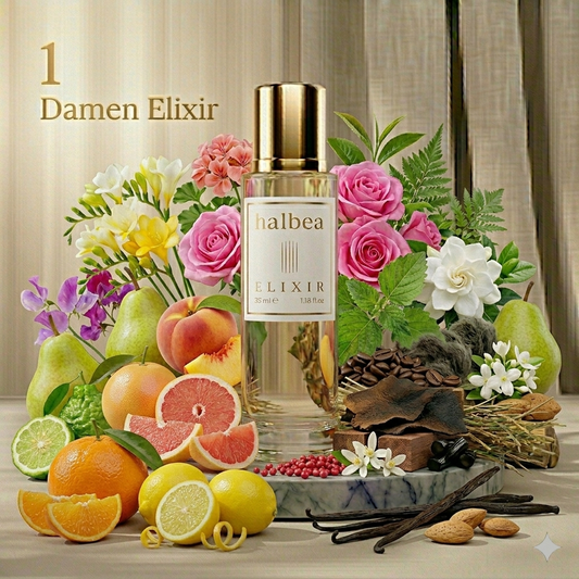 Murky Night - Halbea 1 - Klassiker - Luxus Damen Elixir Duft mit Birne Kaffee Mandel Vanille
