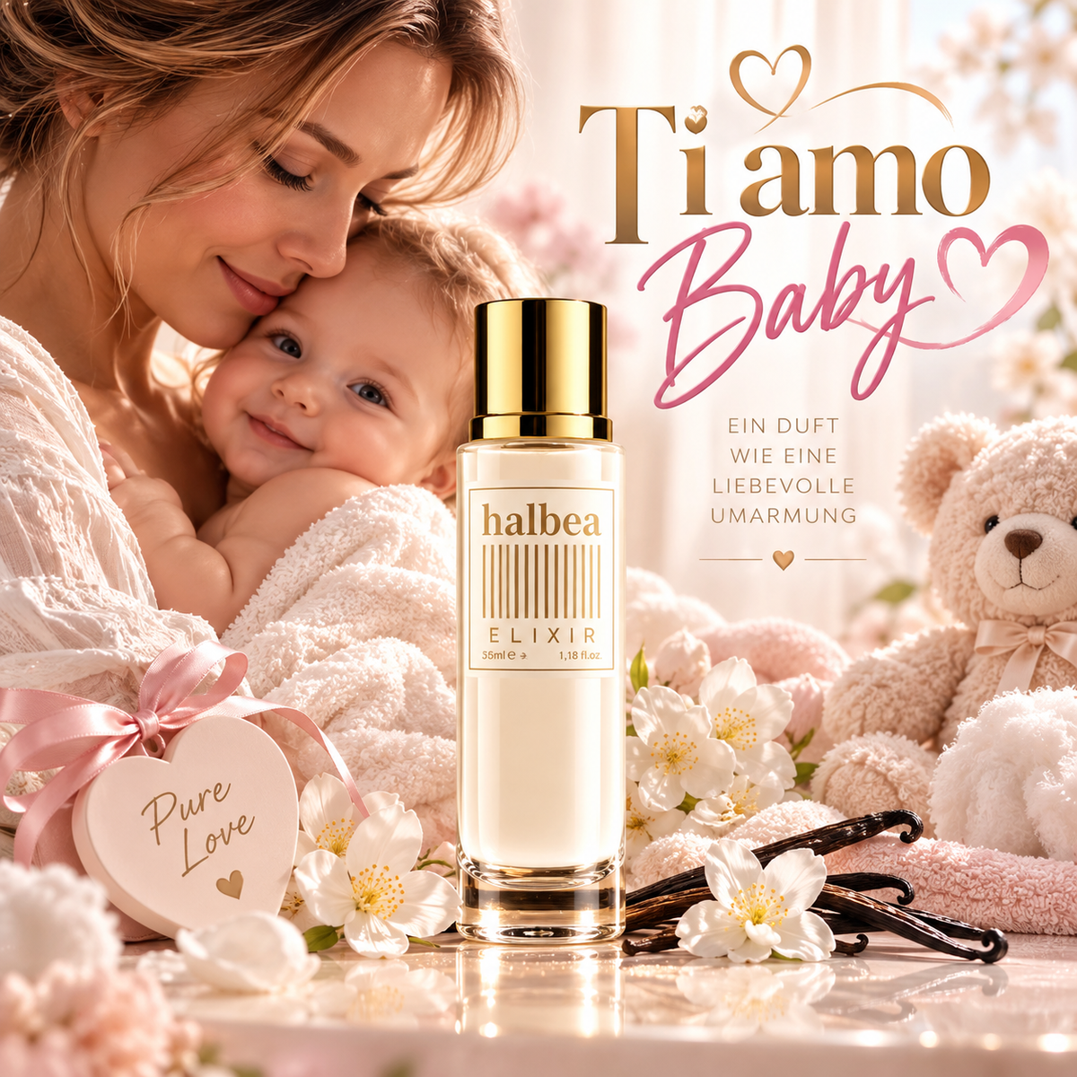 Ti Amo Baby - Zart Pudrig Vanille - Halbea 215 - Unisex Elixir - Sorgenta Duft