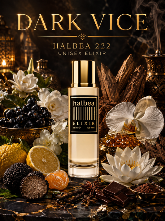 Dark Vice - Halbea 222 - Luxus Unisex Elixir - Orientalisch Gourmand Elegant