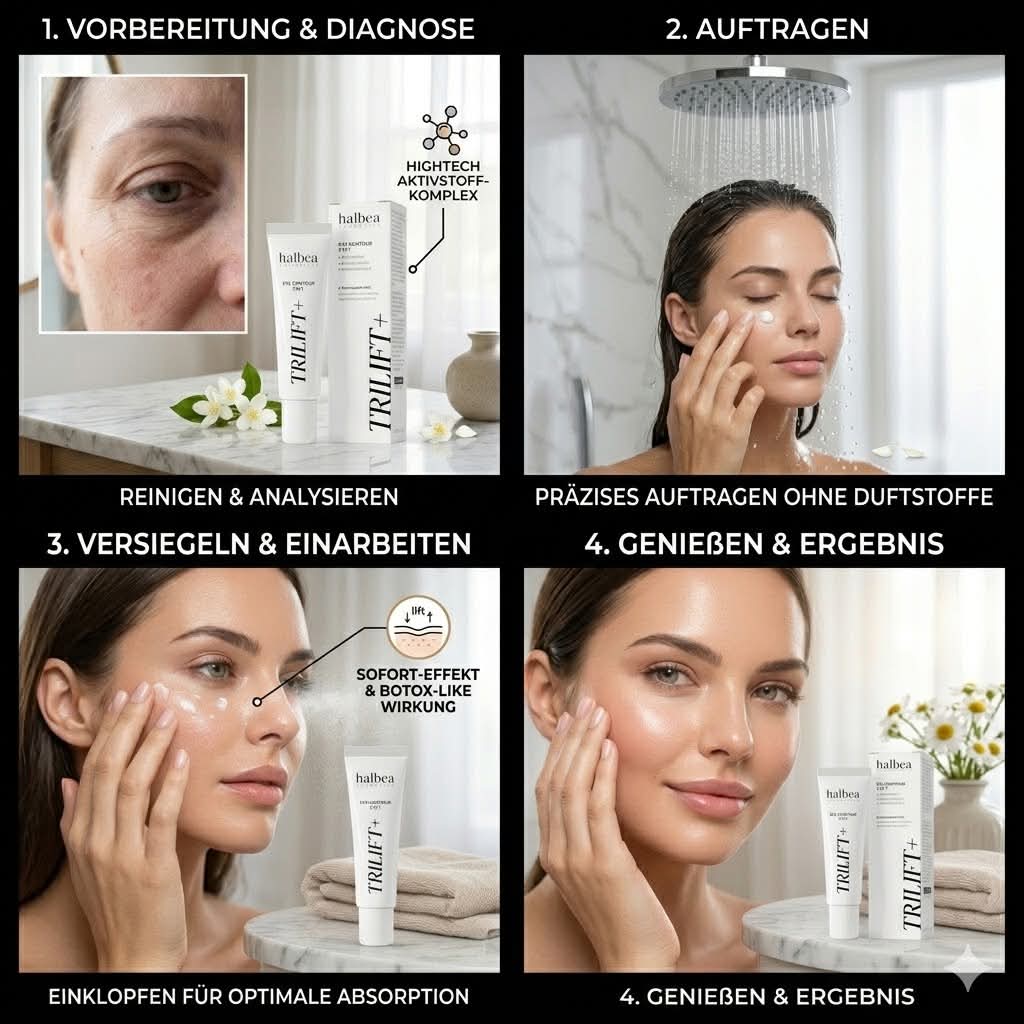TRILIFT+ - 3-in-1 Augenpflege AntiAge Soforteffekt ohne Botox 10ml