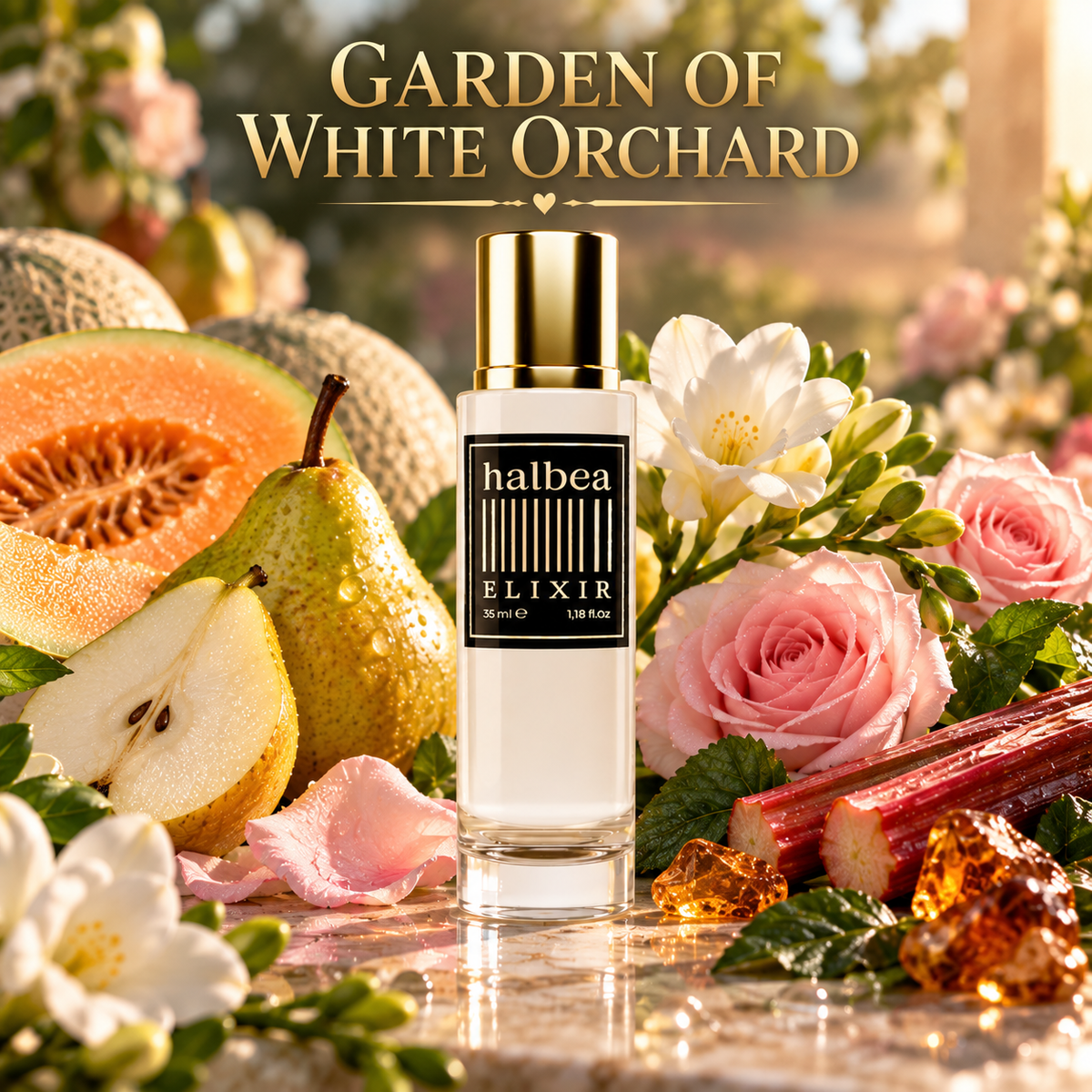 Garden of White Orchard - Halbea 270 - Luxus Unisex Elixir mit Birne Melone Freesie - Floral-Fruchtig & Frisch