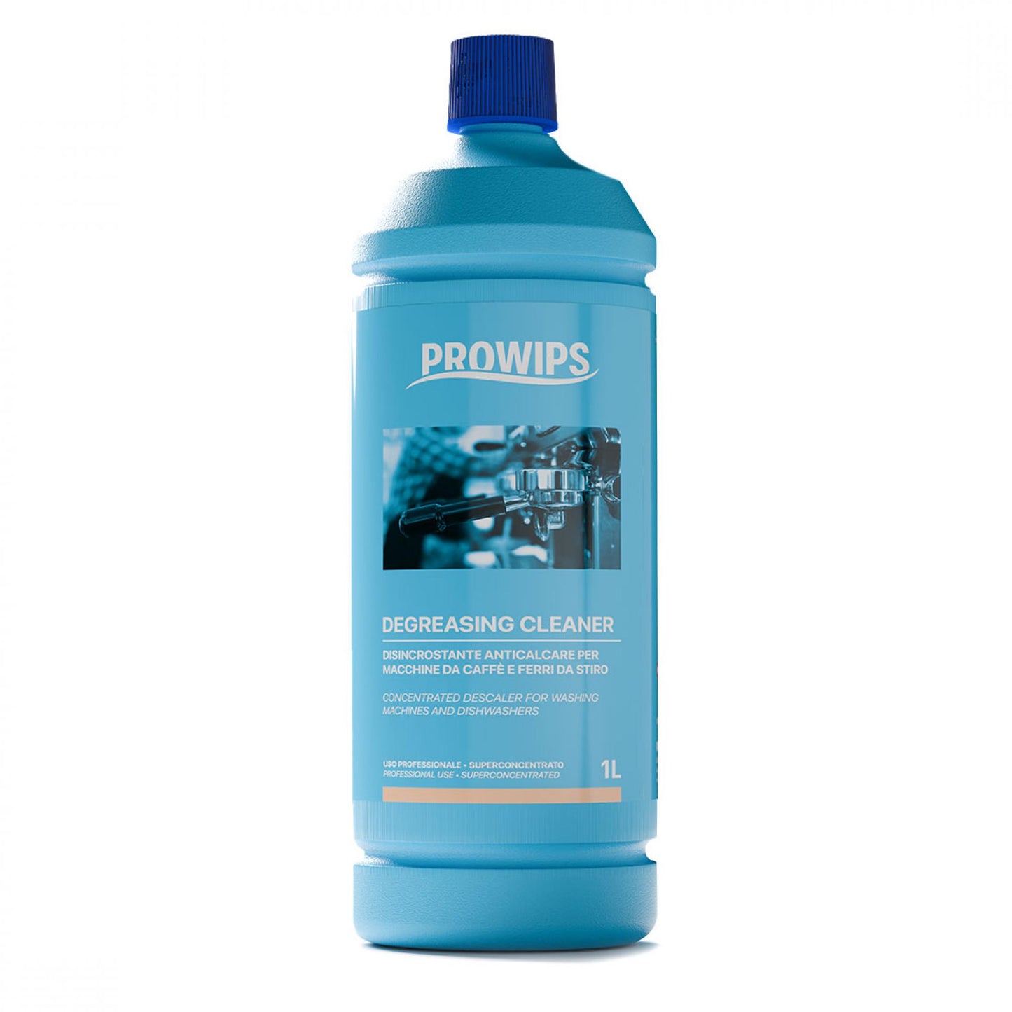 PROWIPS - Degreasing Cleaner - Profi Entkalker für Kaffeemaschinen und Bügeleisen - hochkonzentriert