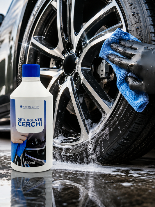 Sorgenta Professional Car Line - Cerchi Felgenreiniger – 500 ml effektiver Reiniger für Felgen & Radkappen