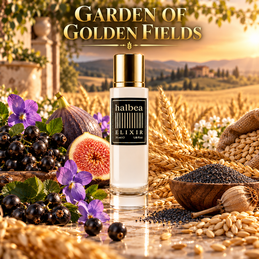 Garden of Golden Fields - Halbea 269 - Luxus Unisex Elixir - Pudrig - Blumig- Fruchtig