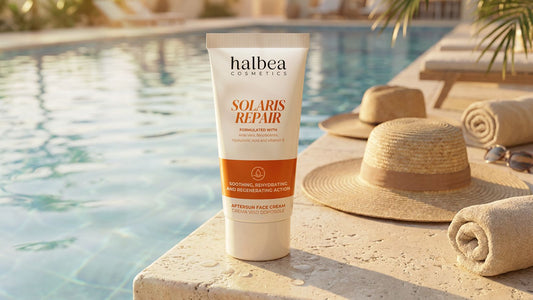 Halbea Solaris Repair - After-Sun Gesichtscreme mit Aloe Vera Vitamin E - 80ml vegan