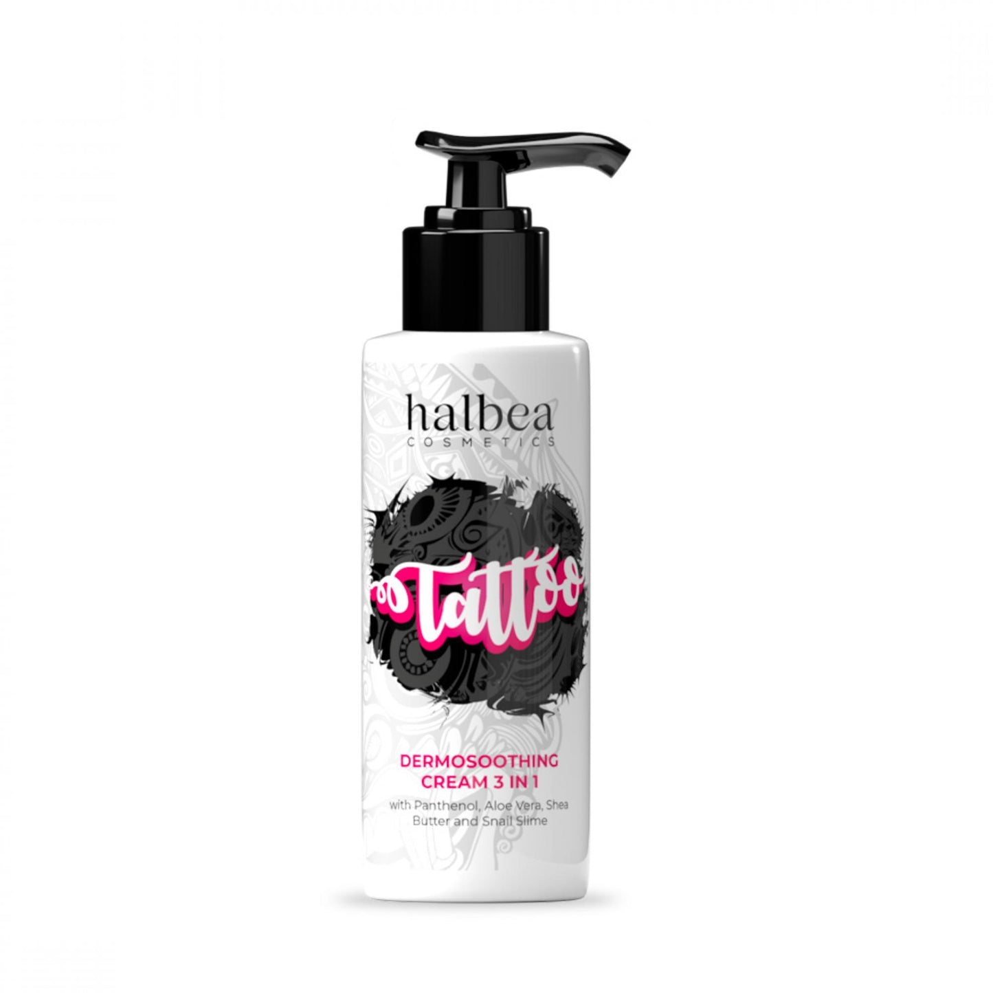 Halbea 3in1 Beruhigende Tattoo Dermosoothing Cream Pflege mit Panthenol & Aloe Vera - 75ml
