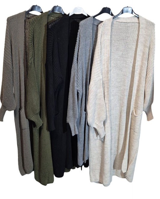 Allrounder Oversize Long Cardigan Strick-Longjacke Onesize Gr. 38-50