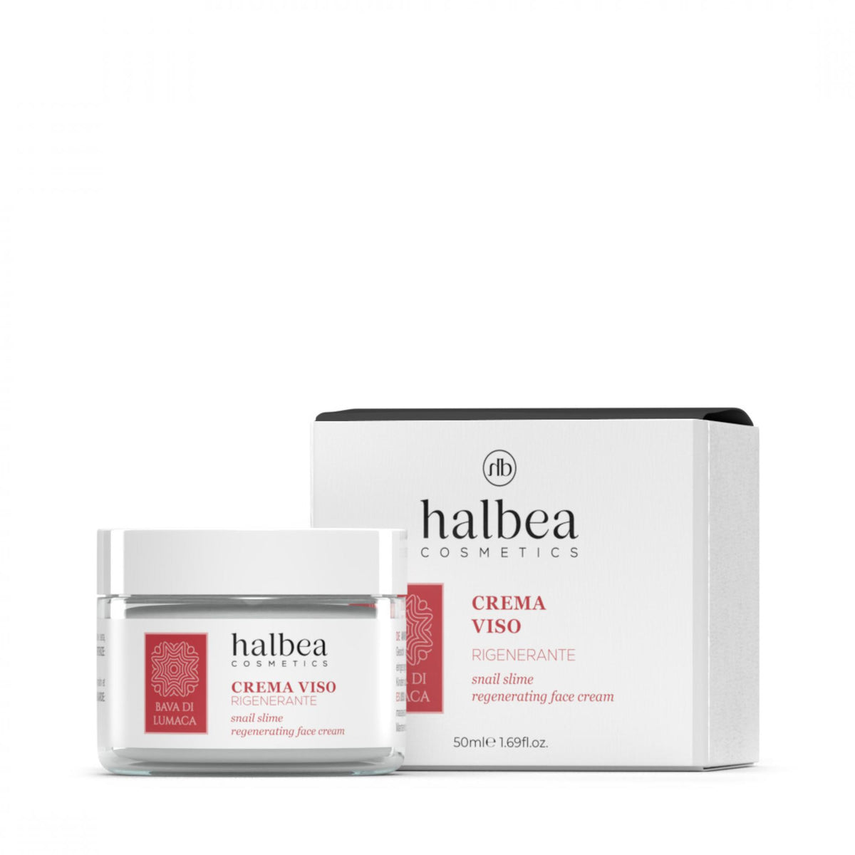 Halbea Gesichtscreme mit Schneckenschleim – Regenerierende Gesichtspflege - 50 ml