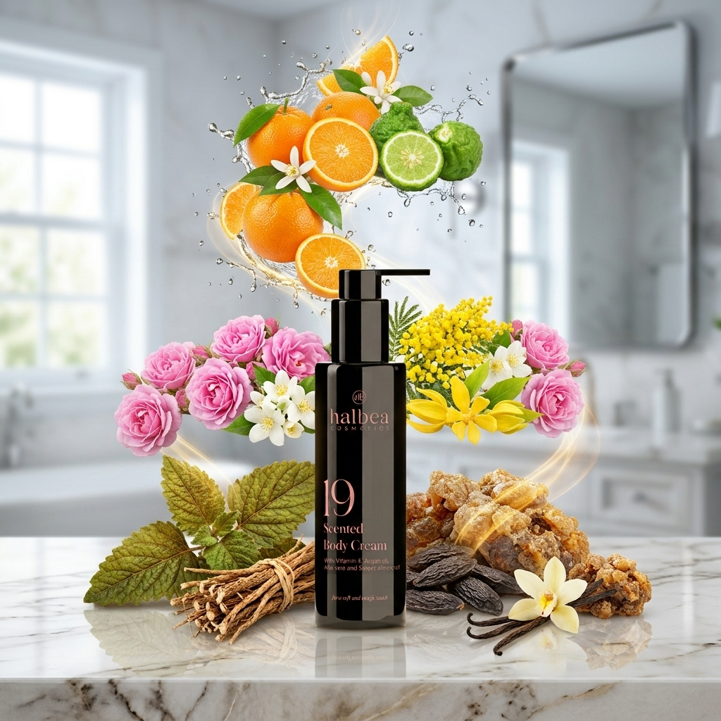 Halbea Bodylotion - Körpercreme Pflegend + Duftend nach Lieblingsduft 19 - 150ml
