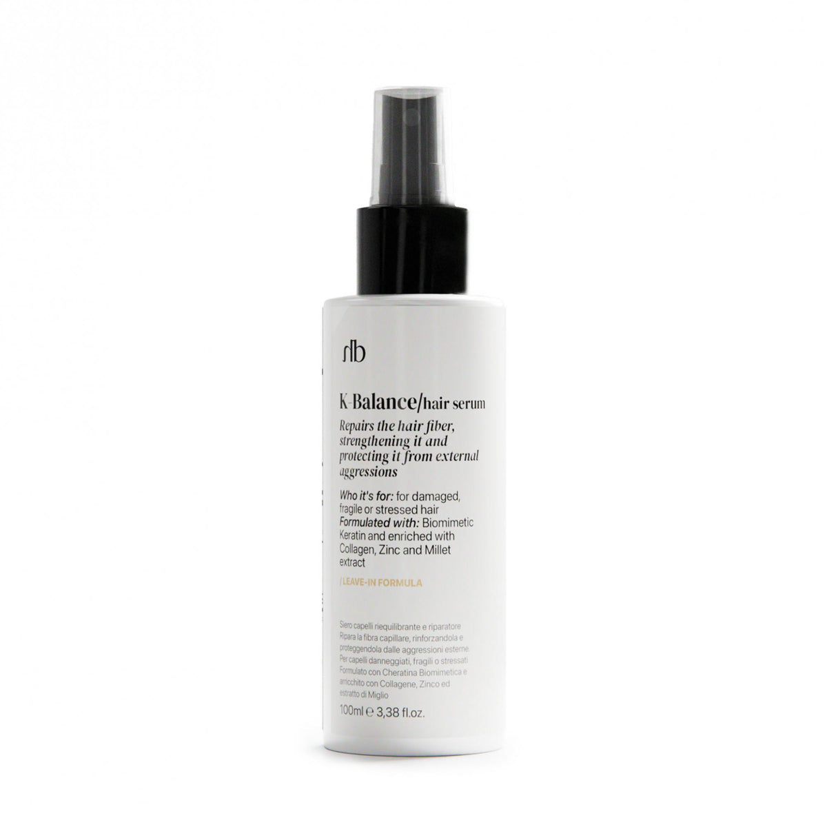 Halbea - K-Balance - Leave-In Haarserum Pflege mit Keratin + Kollagen - vegan