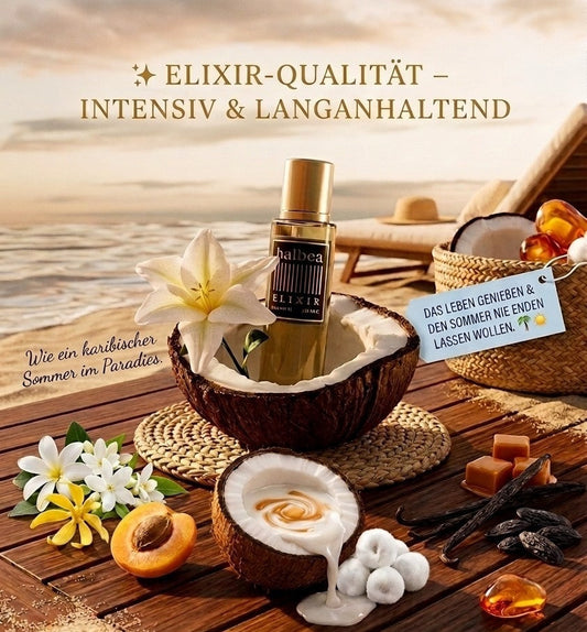Coconut Kiss - Halbea 253 - Luxus Unisex Elixir Duft - paradiesischer Sommerduft