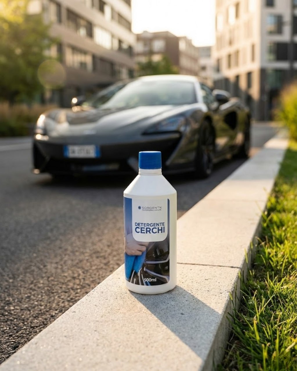 Sorgenta Professional Car Line - Cerchi Felgenreiniger – 500 ml effektiver Reiniger für Felgen & Radkappen