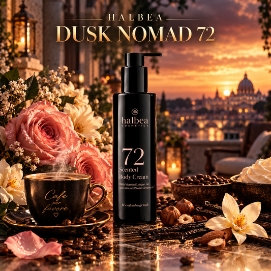 Halbea Bodylotion - Unisex Duft Dusk Nomad 72 - Körpercreme Pflegend + Duftend - 150ml