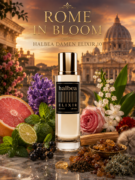 Rome in Bloom - Halbea 10 - Luxus Damen Elixir - sinnlich - orientalisch blumig