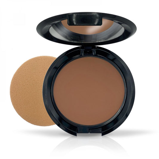 UNIKA - WET & DRY BRONZER  KOMPAKT-MAKE-UP PUDER FOUNDATION - High Deckkraft - für mittlere/dunkle Hauttypen