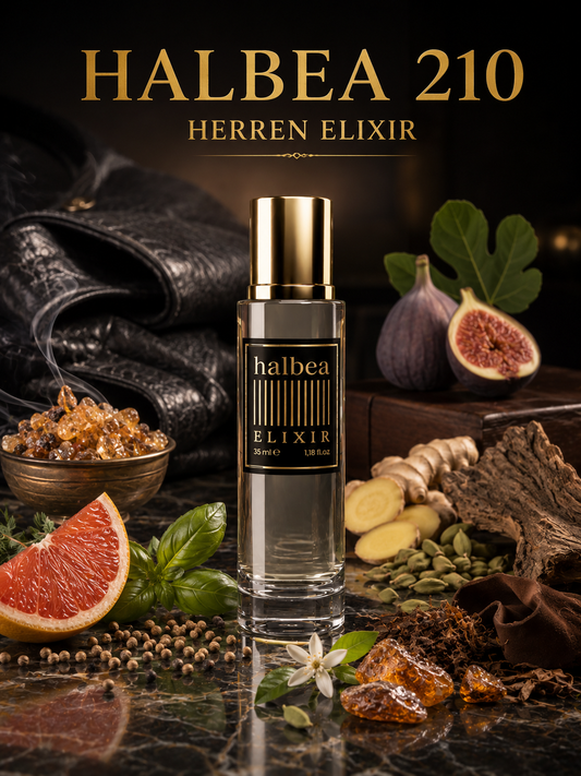 Halbea 210 – Herrem Luxus Elixir - Maskulin - Zitrisch - Holzig - Harzig