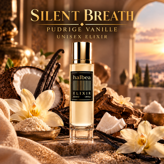 Silent Breath - Halbea 264 - Pudrige Vanille + Kokos - Luxus Unisex Elixir Duft