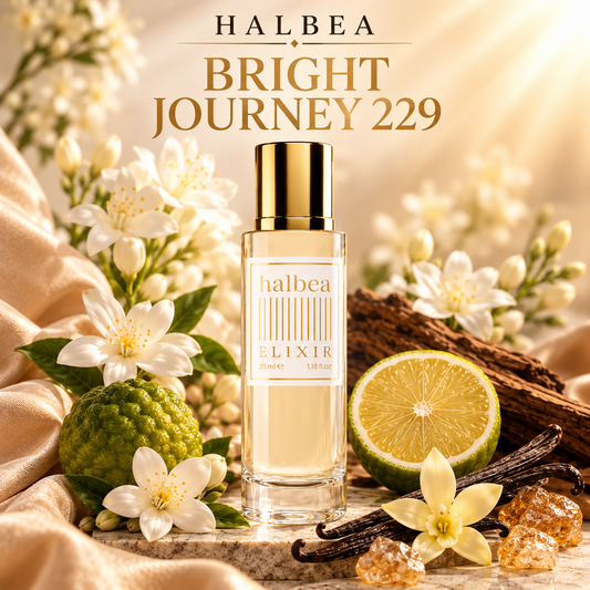 Bright Journey - Halbea 229 - Luxus Damen Elixir Duft - Blumig Frisch mit Vanille